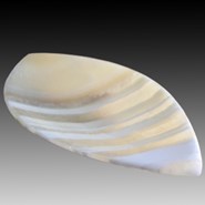 Alabaster Oval Plate